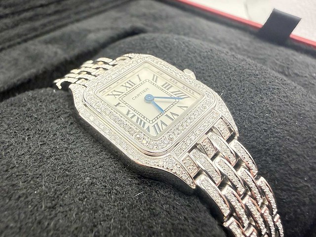 Cartier panthere | iced out natural diamonds | 2025 | new - afbeelding 12 van  13
