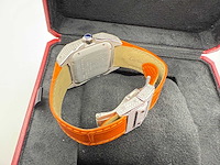 Cartier santos 100 medium | iced out naturel diamonds | 2025 | new - afbeelding 3 van  14