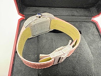 Cartier santos 100 medium | iced out naturel diamonds | 2025 | new - afbeelding 2 van  13
