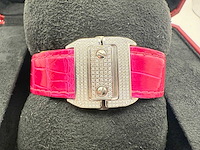 Cartier santos 100 medium | iced out naturel diamonds | 2025 | new - afbeelding 11 van  14