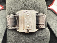 Cartier santos 100 medium | iced out naturel diamonds | 2025 | new - afbeelding 11 van  14