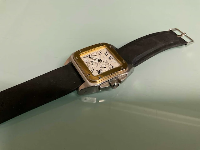 Cartier santos 100 polshorloge - afbeelding 2 van  11