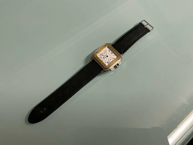 Cartier santos 100 polshorloge - afbeelding 3 van  11