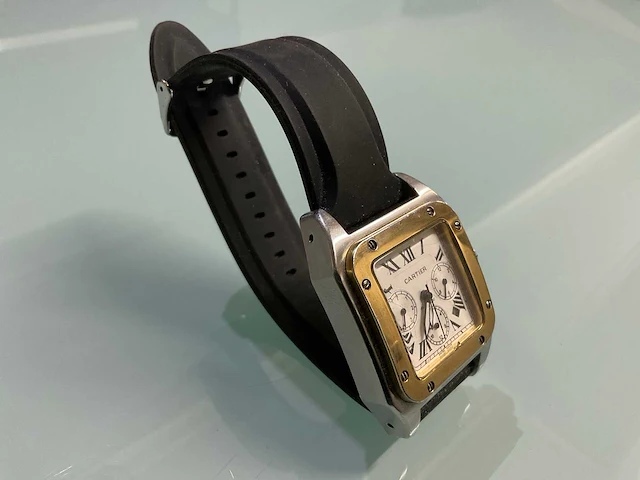 Cartier santos 100 polshorloge - afbeelding 1 van  11