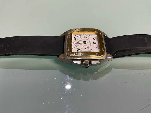 Cartier santos 100 polshorloge - afbeelding 6 van  11