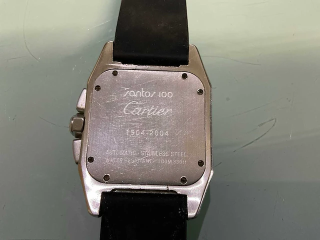 Cartier santos 100 polshorloge - afbeelding 7 van  11