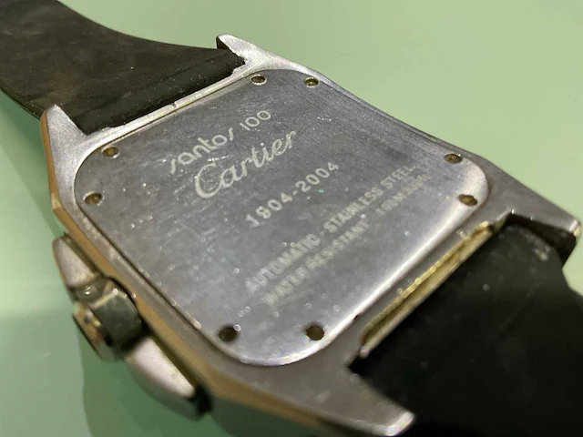 Cartier santos 100 polshorloge - afbeelding 11 van  11