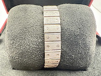 Cartier santos galbee | iced out with naturel diamonds | 2024 - afbeelding 9 van  13