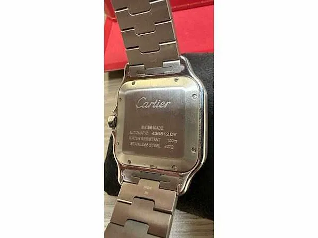 Cartier santos large - afbeelding 6 van  10