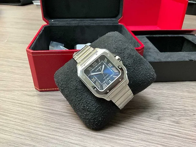Cartier santos large - afbeelding 4 van  11