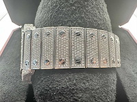 Cartier santos | wssa0018 | full iced out with natural diamonds | 2024 - afbeelding 13 van  16