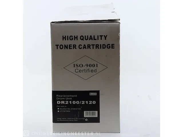 Cartridge, dr2100/2120 black - afbeelding 2 van  4