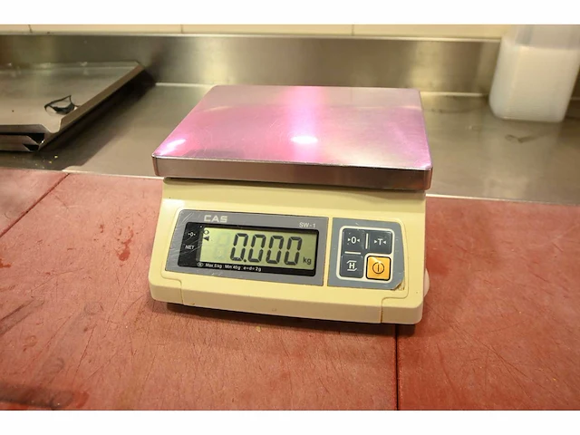 Cas sw 1s digitale weegschaal - afbeelding 1 van  3