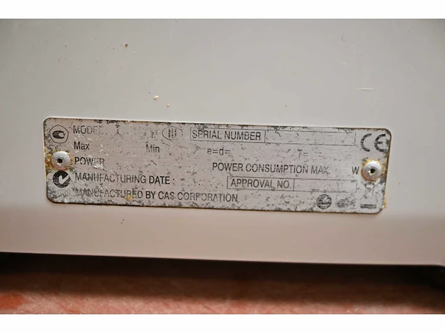 Cas sw1s digitale weegschaal - afbeelding 3 van  3