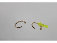 Casa jewelry oorhangers ellips zilver goud verguld - afbeelding 2 van  3
