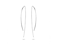 Casa jewelry oorhangers tack zilver - afbeelding 1 van  1