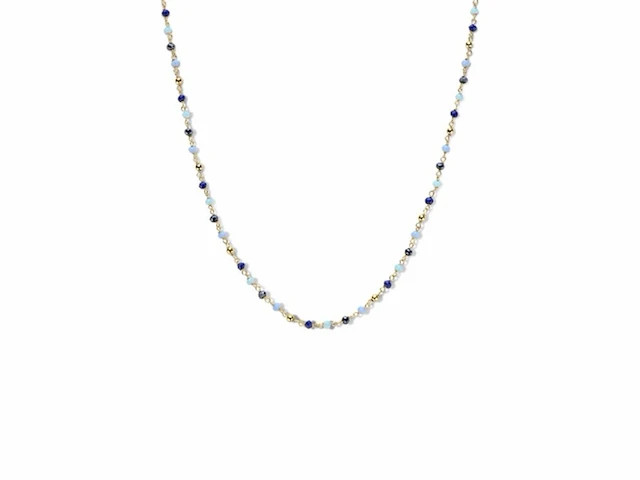 Casa jewelry sky blu goud collier - afbeelding 1 van  1