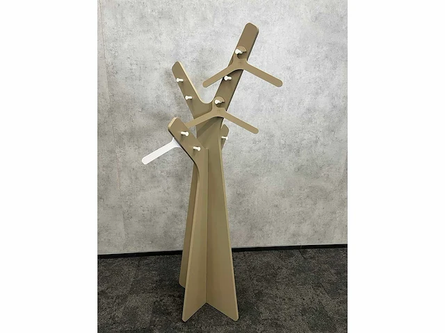 Cascando tree - staande design kapstok taupe - afbeelding 2 van  8