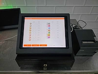 Cash it / apple - ipad pro 13" - digitaal touchscreen kassasysteem met epson bonnenprinter en kassalade - afbeelding 1 van  5