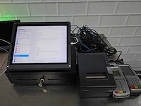 Cash it / apple - ipad pro 13" - digitaal touchscreen kassasysteem met epson bonnenprinter en kassalade - afbeelding 1 van  6
