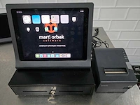 Cash it / apple - ipad pro 13" - digitaal touchscreen kassasysteem met epson bonnenprinter en kassalade - afbeelding 1 van  5