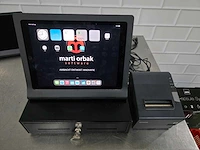 Cash it / apple - ipad pro 13" - digitaal touchscreen kassasysteem met epson bonnenprinter en kassalade - afbeelding 2 van  5