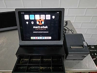 Cash it / apple - ipad pro 13" - digitaal touchscreen kassasysteem met epson bonnenprinter en kassalade - afbeelding 4 van  5