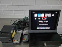 Cash it / apple - ipad pro 13" - digitaal touchscreen kassasysteem met epson bonnenprinter en kassalade - afbeelding 1 van  6