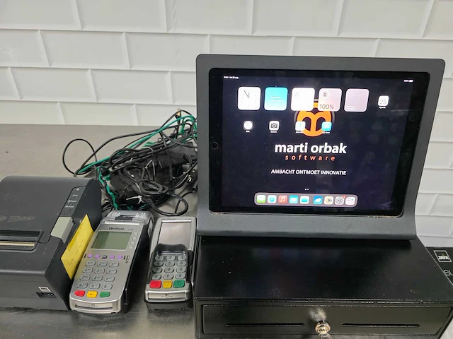 Cash it / apple - ipad pro 13" - digitaal touchscreen kassasysteem met epson bonnenprinter en kassalade - afbeelding 6 van  6