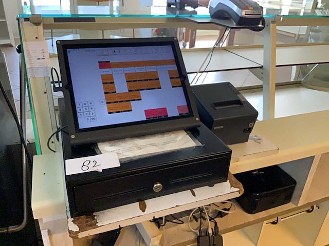 Cash it / apple - ipad pro 13” - touchscreen kassa systeem met epson bonnenprinter en kassalade - afbeelding 1 van  14