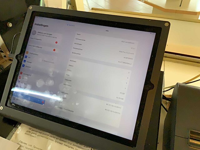 Cash it / apple - ipad pro 13” - touchscreen kassa systeem met epson bonnenprinter en kassalade - afbeelding 7 van  14