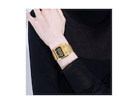 Casio collection vintage a1100g-5ef horloge staal goudkleurig 37.5 mm - afbeelding 3 van  3