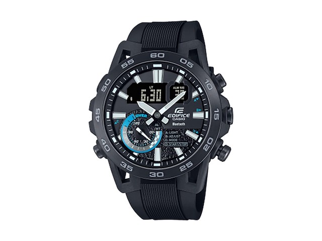 Casio edifice ecb40pb1aef horloge kunststof zwart 43 mm - afbeelding 1 van  1