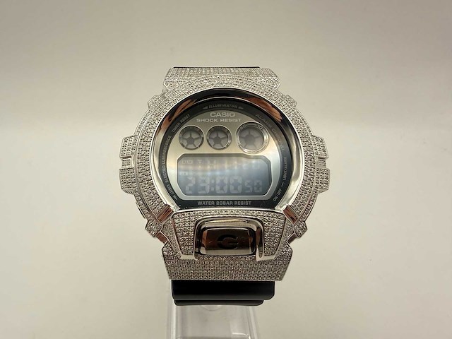 Casio g-shock "iced" | diamonds | black | new - afbeelding 1 van  8