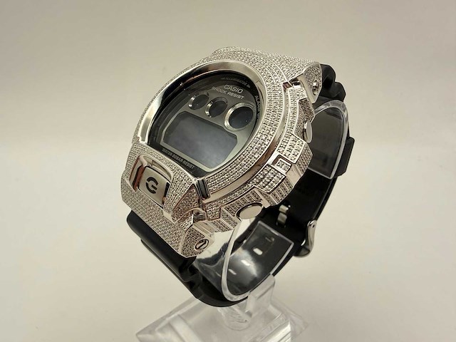 Casio g-shock "iced" | diamonds | black | new - afbeelding 3 van  8