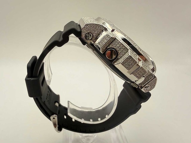 Casio g-shock "iced" | diamonds | black | new - afbeelding 5 van  8