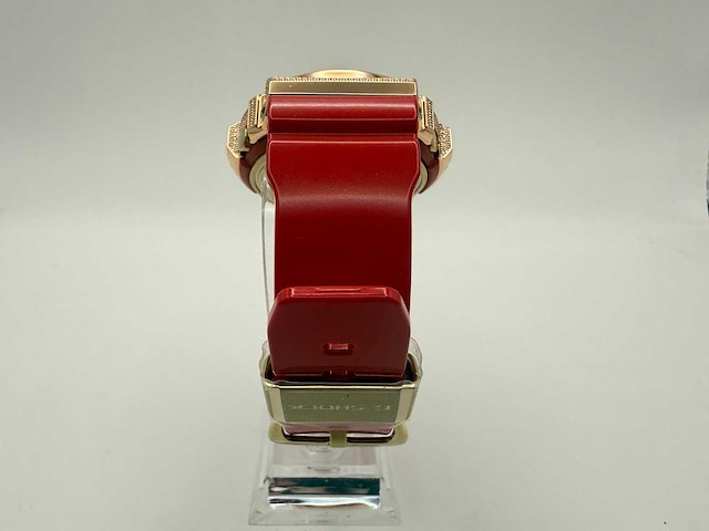 Casio g-shock "iced" | diamonds | red | new - afbeelding 6 van  8