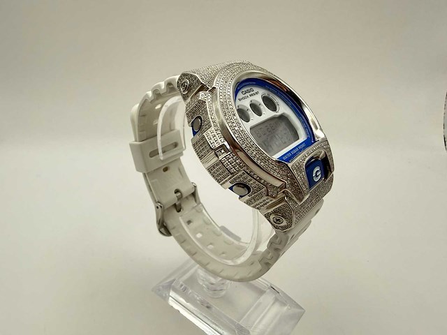 Casio g-shock "iced" | diamonds | white | new - afbeelding 2 van  8