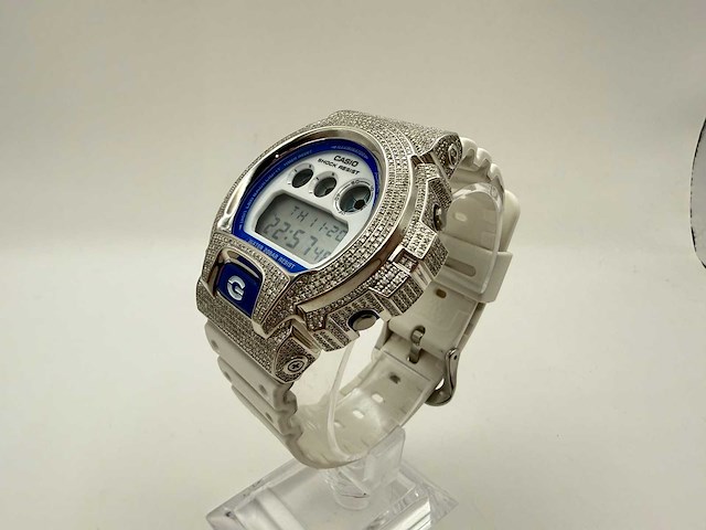 Casio g-shock "iced" | diamonds | white | new - afbeelding 3 van  8