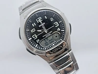 Casio illuminator telememo 30 world time lcd horloge - afbeelding 5 van  10