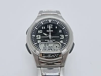 Casio illuminator telememo 30 world time lcd horloge - afbeelding 6 van  10