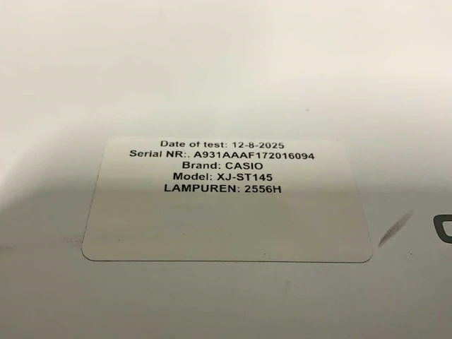 Casio xj-st145 beamer (4x) - afbeelding 10 van  11