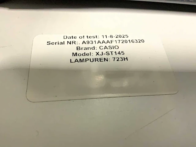 Casio xj-st145 beamer (5x) - afbeelding 2 van  12