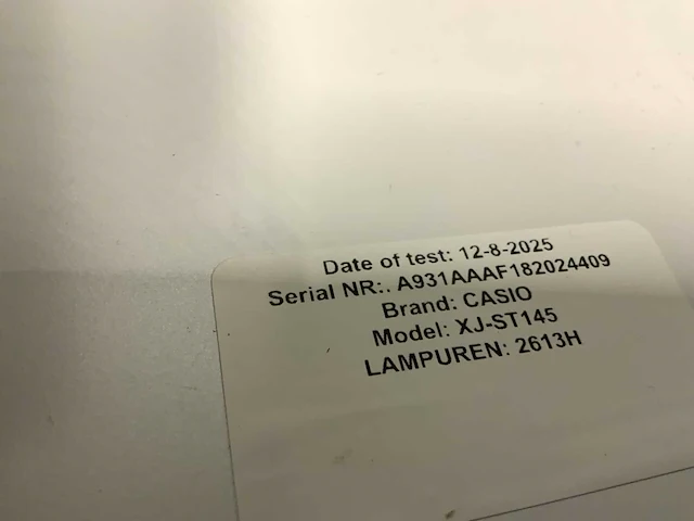 Casio xj-st145 beamer (5x) - afbeelding 4 van  12