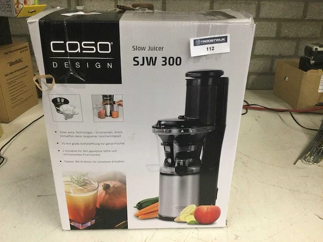 Caso - sjw 300 - slow juicer - afbeelding 2 van  3