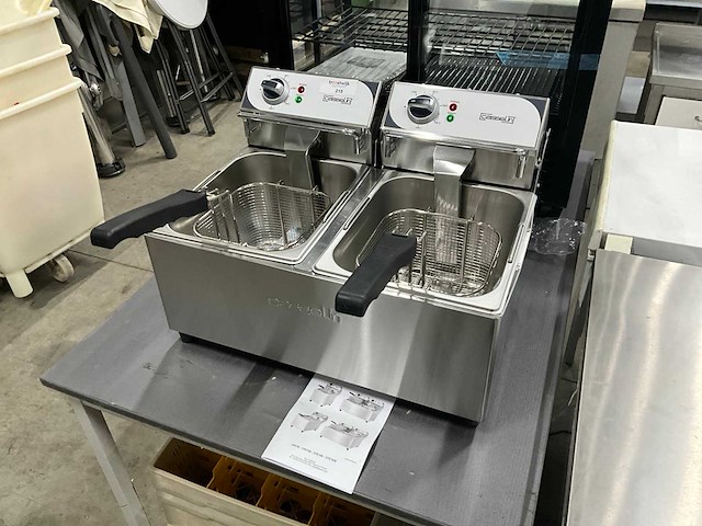 Casselin cfe72b dubbele friteuse - afbeelding 1 van  10