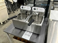 Casselin cfe72b dubbele friteuse - afbeelding 1 van  10