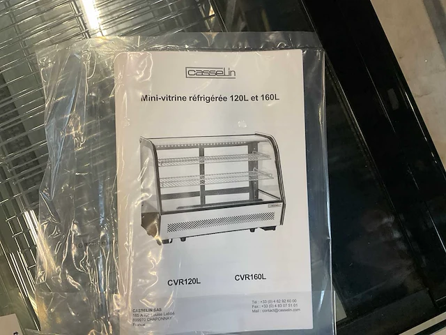 Casselin cvr160l koelvitrine - afbeelding 3 van  4
