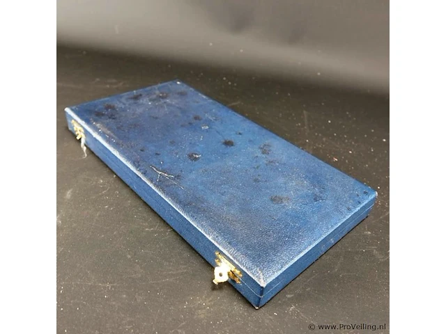 Cassette met 925/sterling gemerkte lepeltjes (noors) - afbeelding 5 van  5