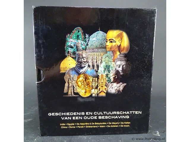 Cassette met boeken. geschiedenis en cultuurschatten van een oude beschaving - afbeelding 4 van  5